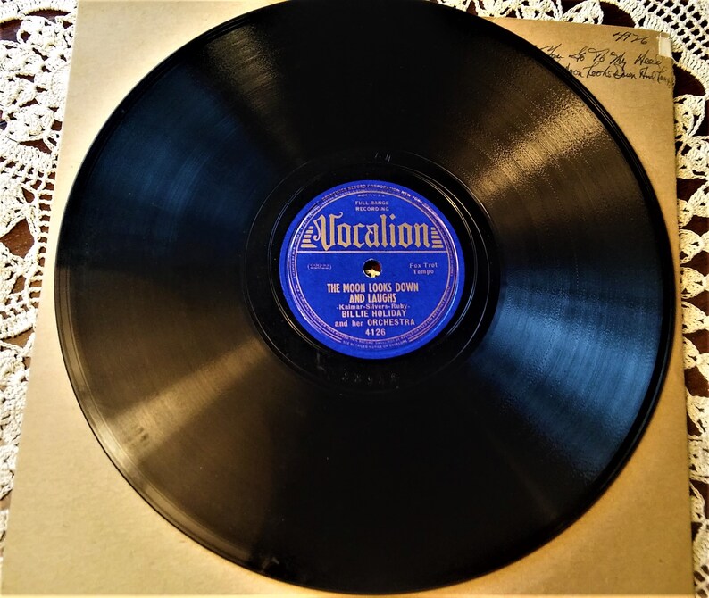 4126 Holiday Phonograph RecordEtsy Vocalion Billie rdWeoBCx