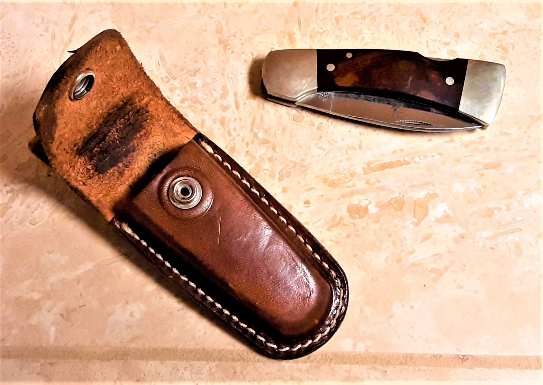 1980s Western USA 532 F Lockback Knife with Sheath Etsy