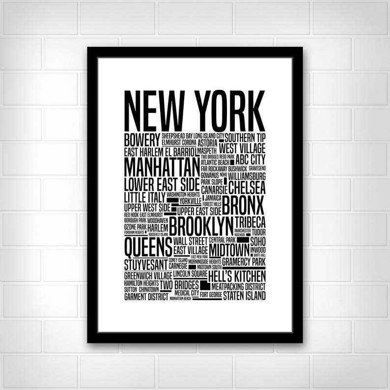 New York New York City Poster New York City Print NYC NYC Etsy