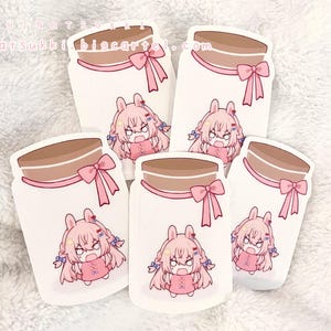 Pipkin Pippa in a Glass Jar 3inch CLEAR vinyl sticker waterproof weatherproof Phase Connect