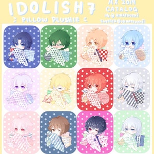 Idolish7 Photogenic Pillow Pushies 32cm double sided Ainana Trigger Revale