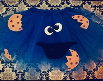 Cookie Monster Tutu available in different colors, Cookie Monster shirts  FREE SHIPPING