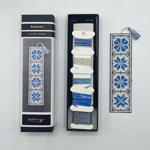 StitchMark: DIY Embroidery Bookmark Kit - 8 PCS Cross Stitch Patterns For Book Lovers. Perfect For Kids & Beginners