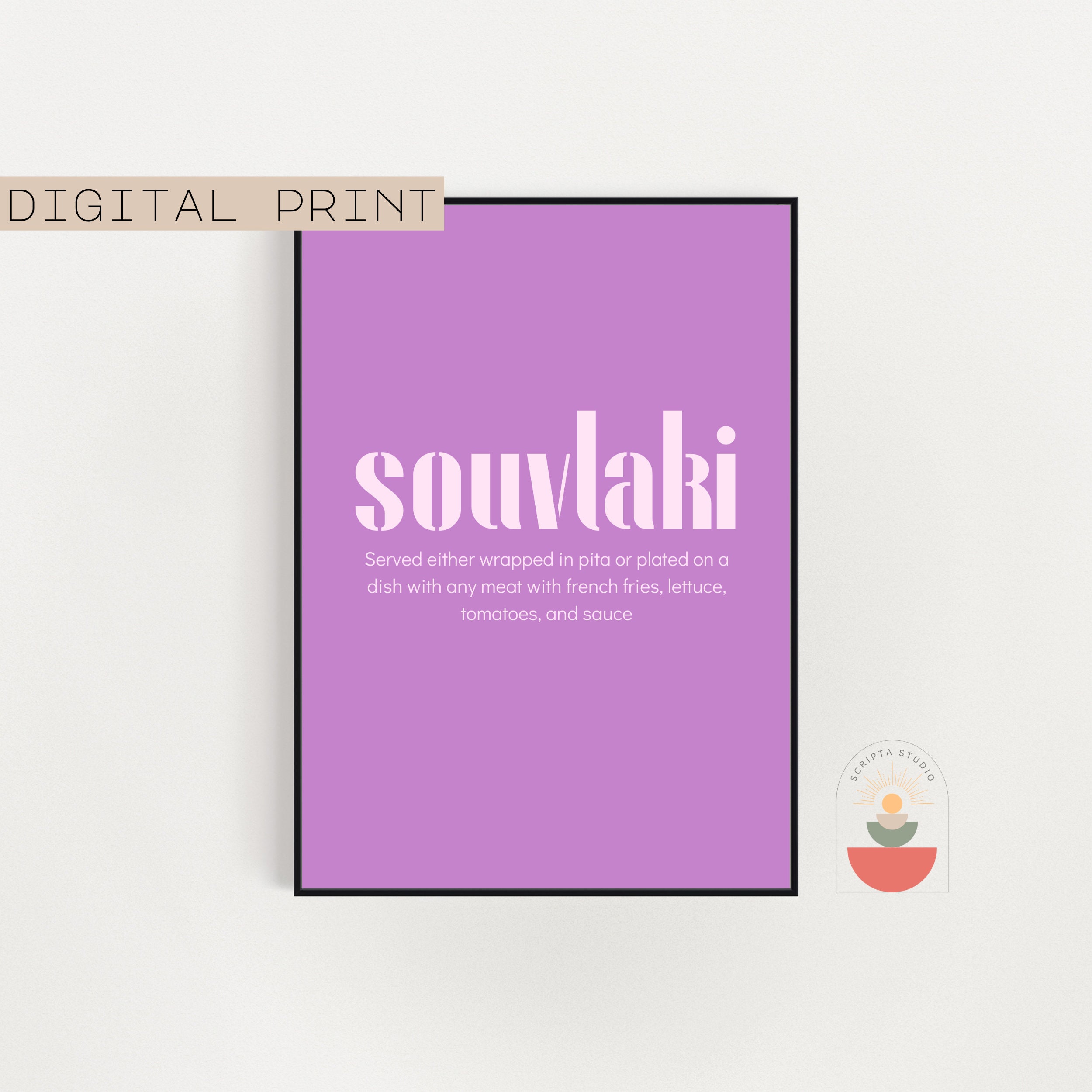 greek-traditional-food-souvlaki-print-greek-art-printable-retro