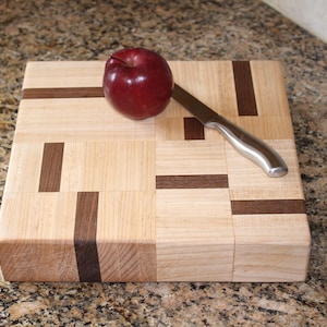 Butcher Block - Maple with Walnut Accents