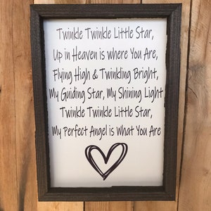 twinkle twinkle little star wooden sign - Family Decor- I’m yours -Wooden Sign - Better - Custom