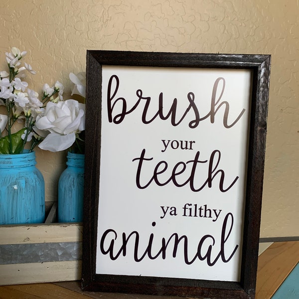 Brush Your Teeth - Etsy