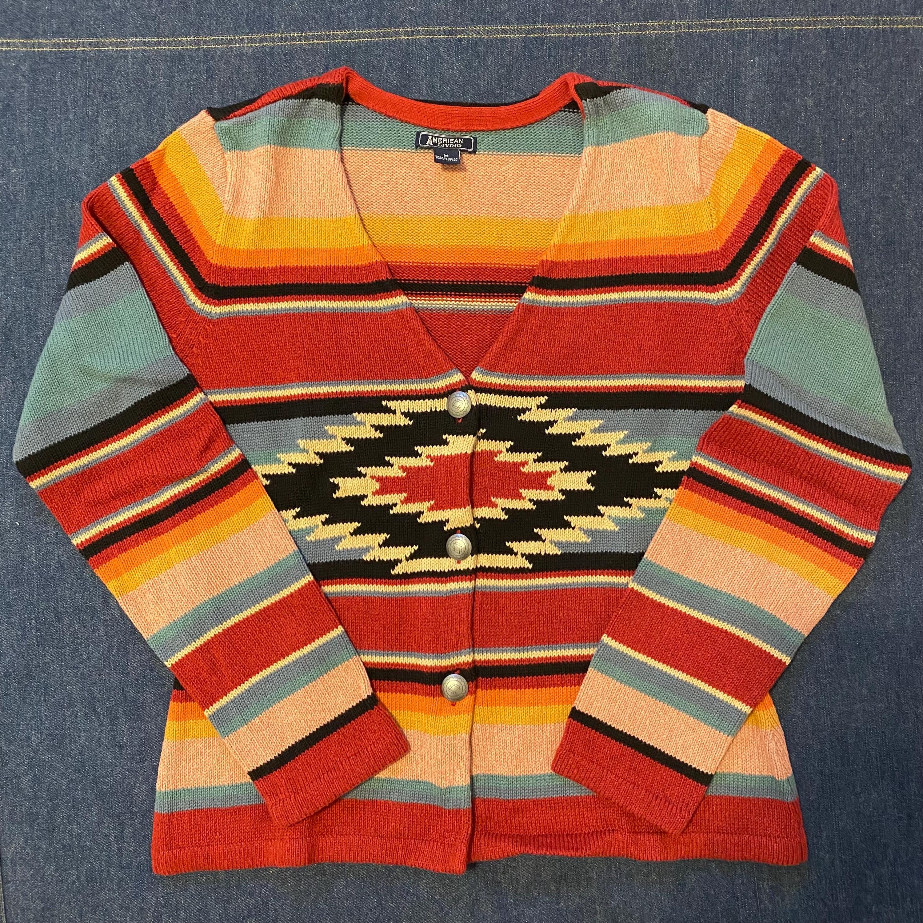 Ralph Lauren Native American Cardigan - Etsy