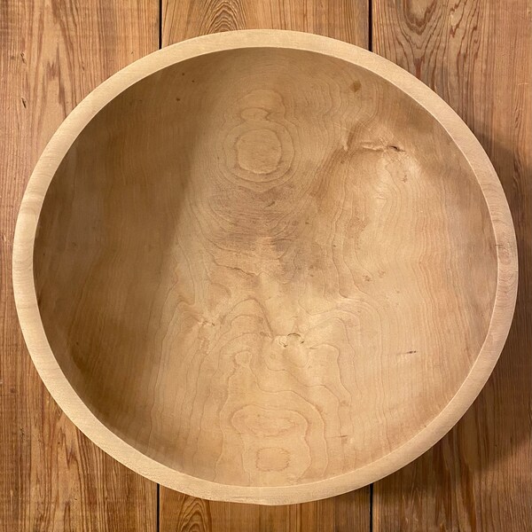 Wood Dough Bowl Etsy
