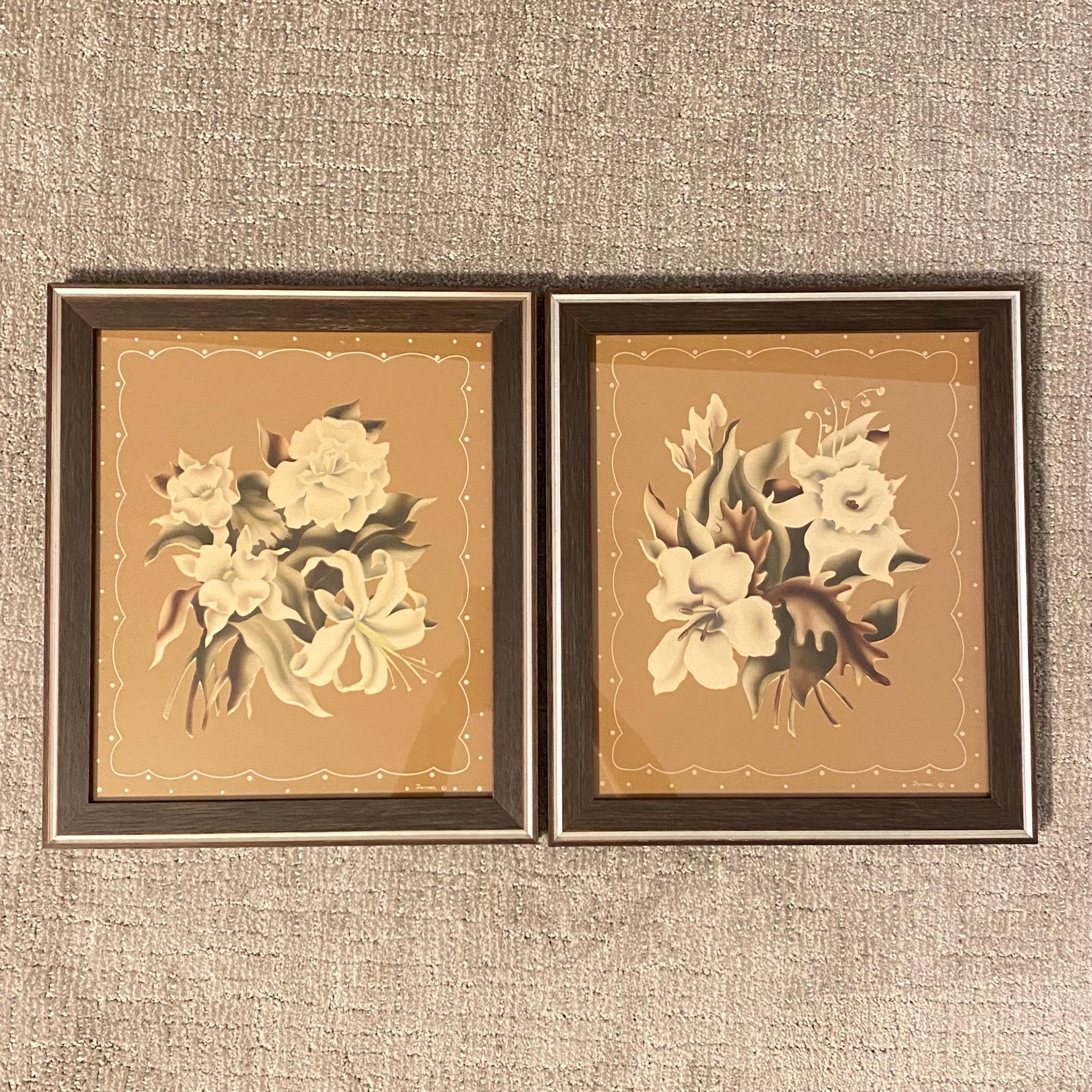 Vintage Floral Turner Print - Etsy