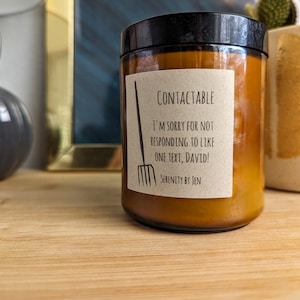 Schitt&#39;s Creek Soy Candle - David