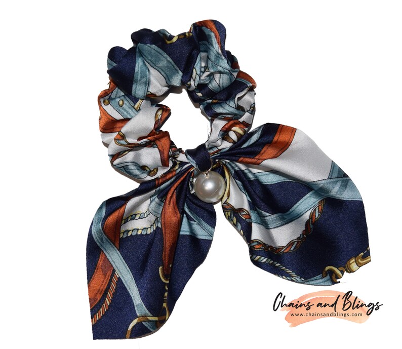 Designer Hair Accessories Silk Scrunchy Elegant Hair Etsy