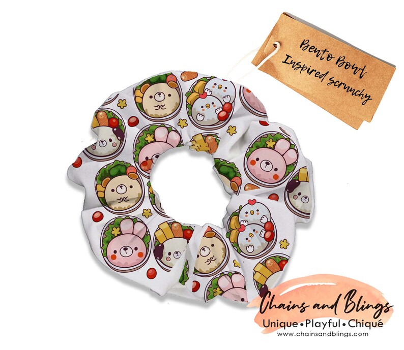 Trendy Hair Accessories Kawaii Food Hair Accessory Japanese Food Scrunchy Noodles Inspired Hair Accessories Unique Hair Accessories