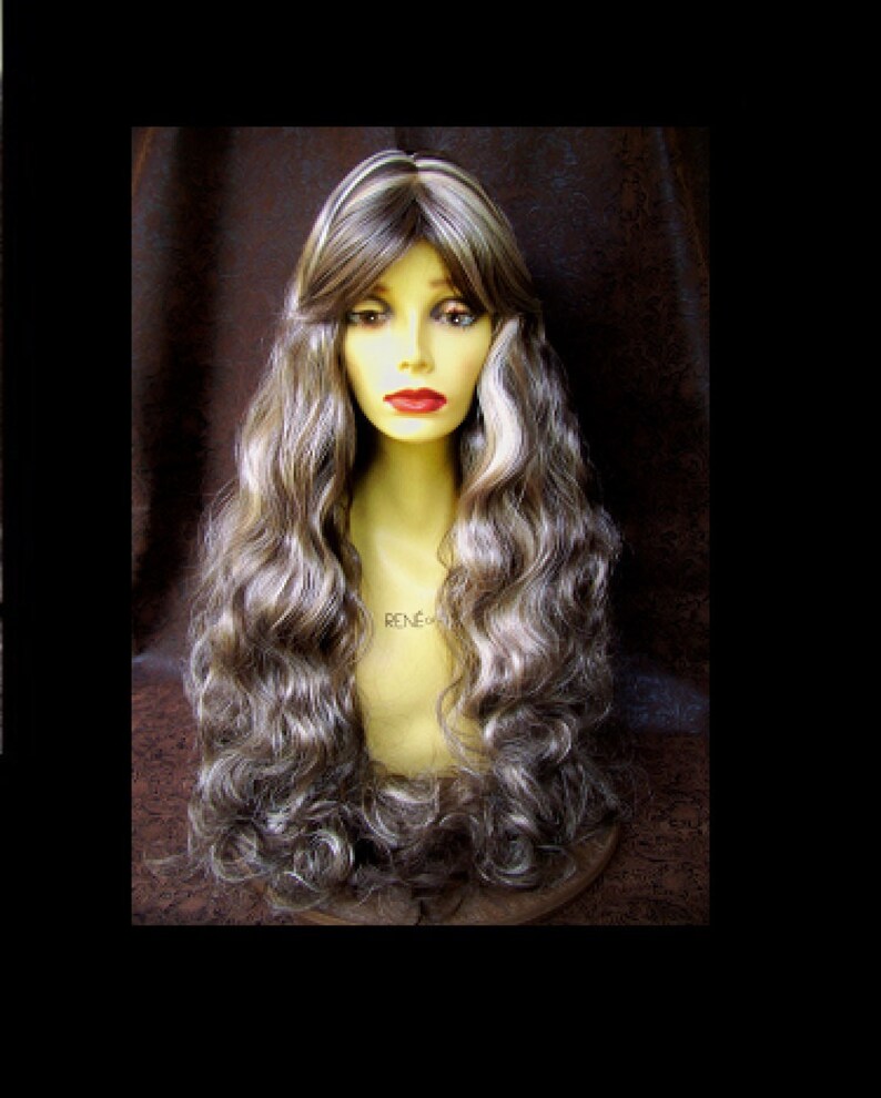 Standard Cap Fashion Wig W8122 Long Curly Layers Chestnut Etsy