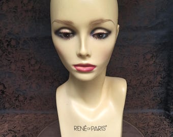 Mannequin Head for Wigs or Hats, Rene of Paris