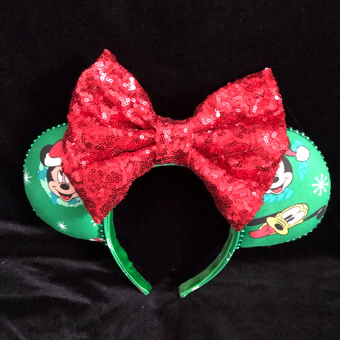Disney Christmas Party Ears. Disney Christmas Ears. Christmas Etsy
