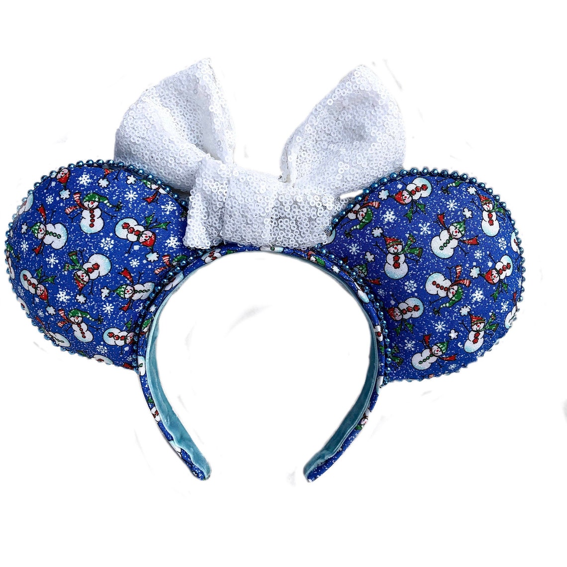 Christmas Mickey Ears. Snowman Ears. Disney Christmas Ears. Etsy