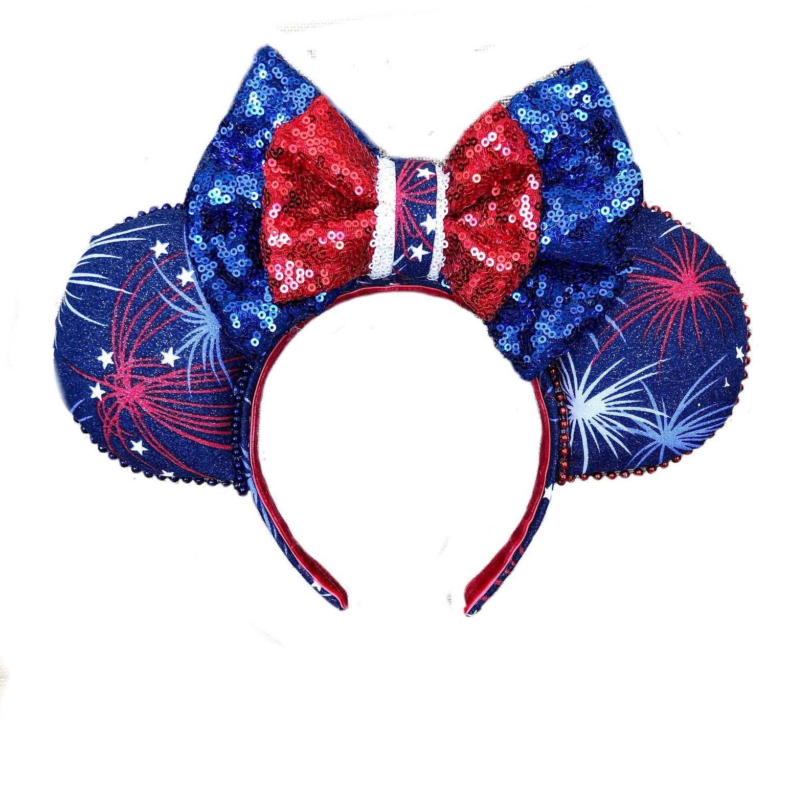 Fireworks Ears. Light up Mickey Ears. LED Firework Ears. Etsy