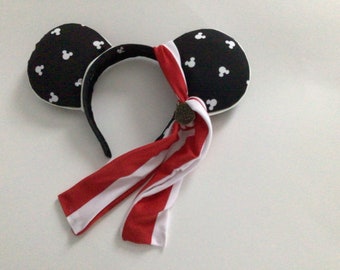 Mickey Pirate Ears inspired #10-FREE SHIPPING - Ready To Ship, mickey ears, pirate ears, disney ears, pirates of the Caribbean