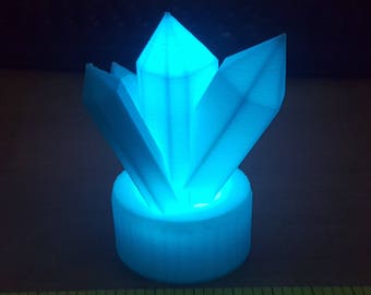 Waterproof Glowing crystal light / 3D Printed