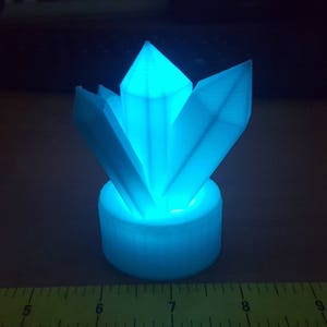 Waterproof Glowing crystal light / 3D Printed