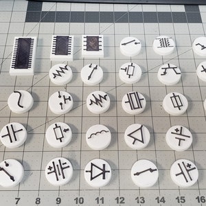 Magneti componenti per circuiti individuali / Magneti elettronici / progettazione pcb / Stampa 3D
