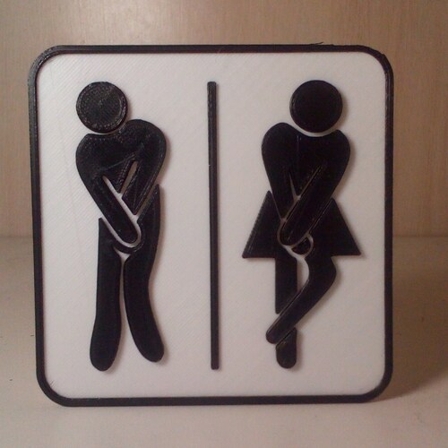 Funny Bathroom Sign / Inappropriate Sign / Restroom Sign / - Etsy