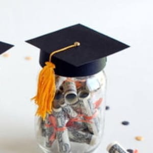 Tapa de graduación Mason Jar Lid / Impreso en 3D