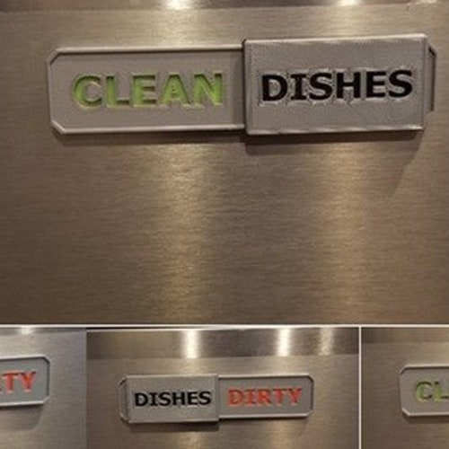 Dishwasher Sign / Dishwasher Clean or Dirty Sign / Dishes Done Etsy