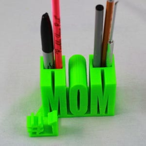 Number One Mom Desk Organizer #1 Mom Pen Holder / Planner / Desk ...