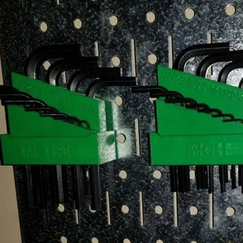 Allen Wrench Pegboard Holders / Metric / Imperial / Hex Wrench Etsy