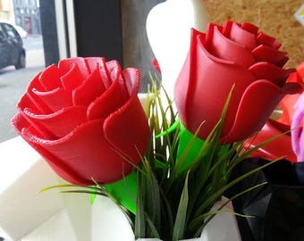 Rosa / rosas / rosas / rosa de San Valentín / día de San Valentín / día de la madre / aniversario / rosa / 3D Impreso