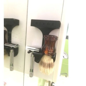 Mountable Shaver Organizer: 3D Printed Razor Stand