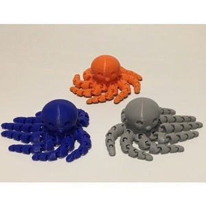 Cute Mini Octopus / 3D Printed