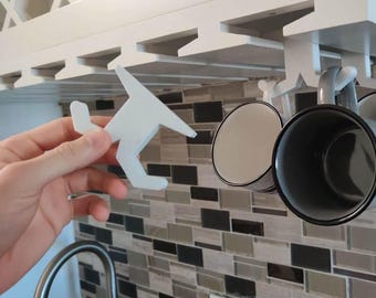 Weinglas-Aufhänger zu Becherhaken-Konvertierer 3er-Pack