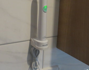Sonicare HX6100 Charger Wall Mount / Philips Electric Toothbrush Wall Mount / 3d printed