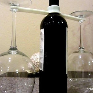 3D Printed Wine Glass Bottle Holder: Hands-Free Carrier