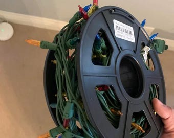 Holiday Lights Organizer Spool / Christmas / Xmas string / lights not included