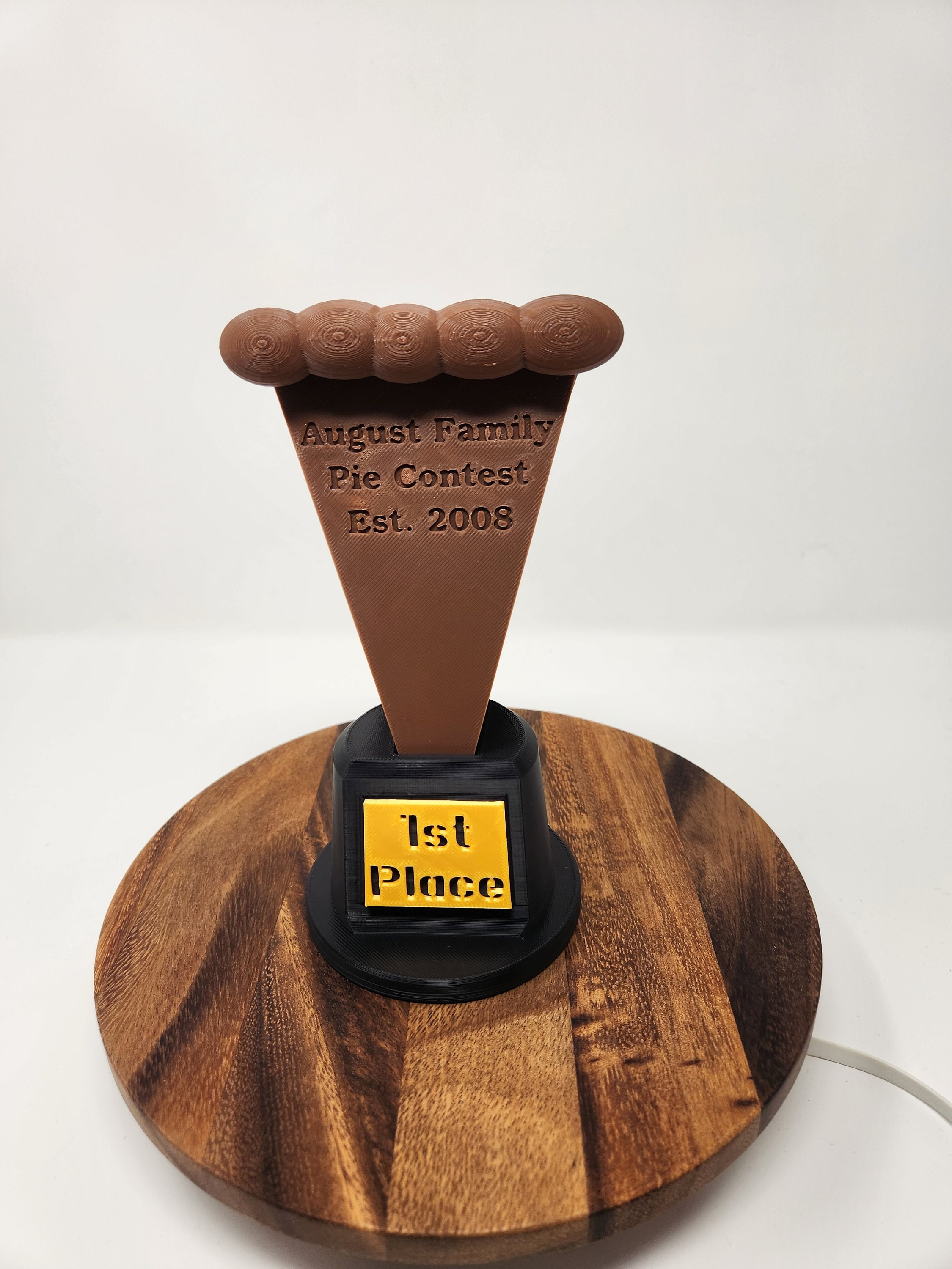 Pie Eating Contest Trophy Customizable/ Pi Trophy / Pie Trophy Etsy