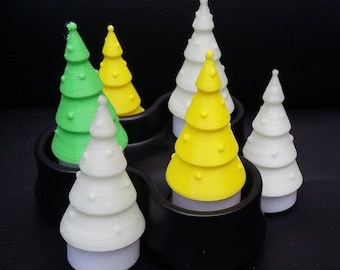 Christmas tree for LED tea light 3 pack