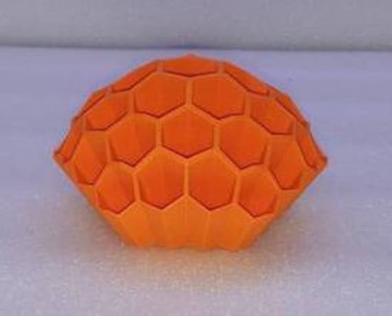 3D Printed Pen holder organizer honeycomb by FRANKTHETANK