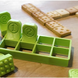 Emporte-pièce à dominos et coupe-fondant / imprimé en 3D