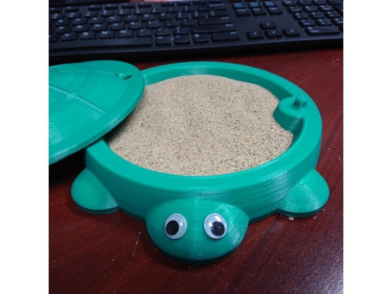 Turtle Sandbox Mini / Sand Garden / Mini Zen Garden Etsy