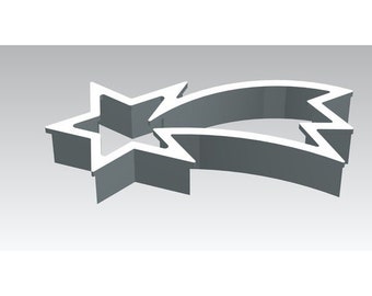 Star Cookie Cutter / Shooting Star / Stars / Cookies