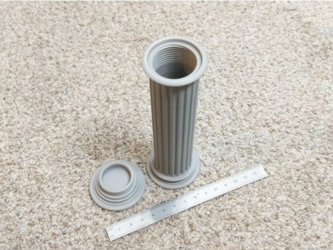 Column Container 3D Printed Doric Column Container: Secret Stash Safe - Etsy