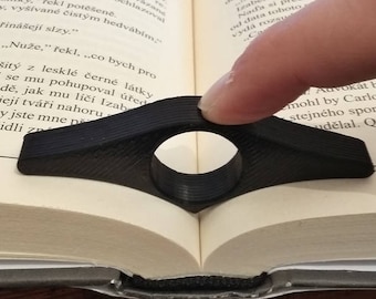 One Handed Book Page Holder 2-pack / 3D Printed