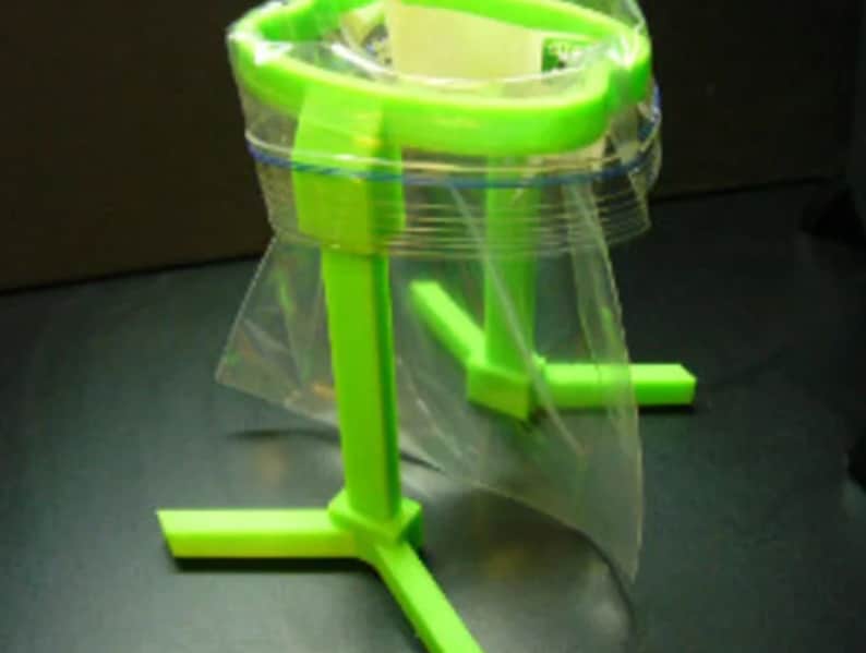 Bag Filler / Ziplock Bag Holder for Filling / Sealable Bag / Etsy