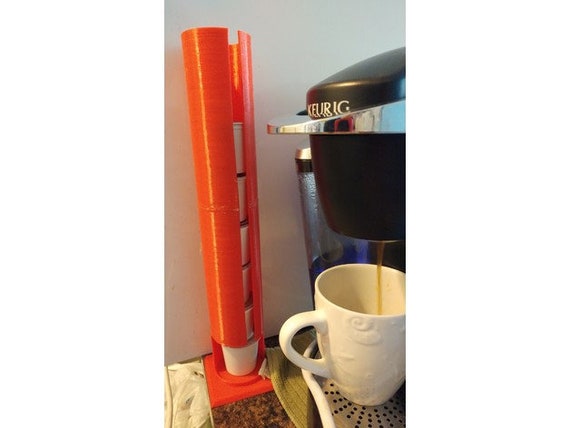 K Cup Holder Tower / Keurig Cup Storage / Coffee Pods / 3D Printed