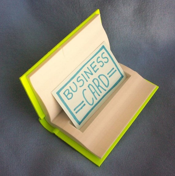Open Book Business Card Holder / Library / Bookstore / Etsy