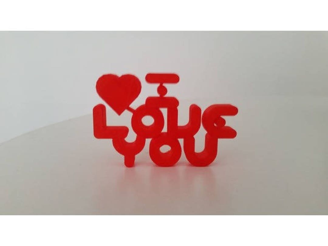 I Love You Sign / Valentines Day Love Sign / Love Sign / Gift for Her ...